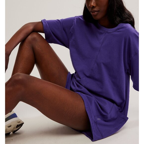 FP MOVEMENT Hot Shot Tee Romper / Dark Amethyst - Picture 3 of 11